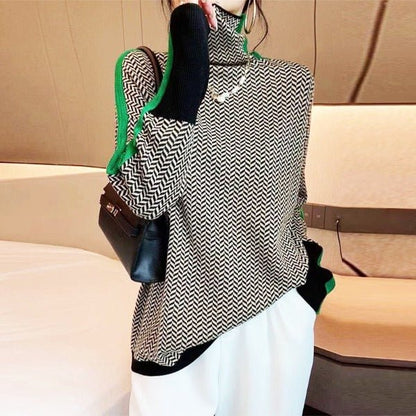 Jersey de Cuello Alto Chic en Cachemira - Elegancia de Clémence