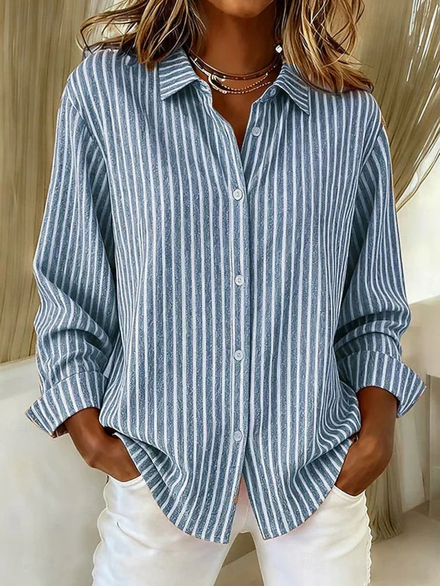 Ginevra | Camisa de Rayas con Botones