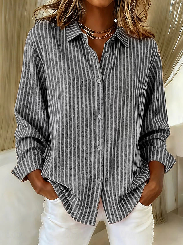 Ginevra | Camisa de Rayas con Botones