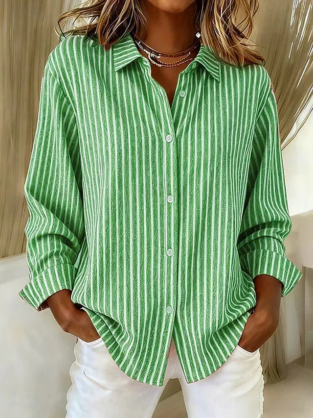 Ginevra | Camisa de Rayas con Botones