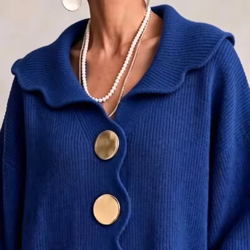 Josefina | Cárdigan de Punto Acanalado con Botones