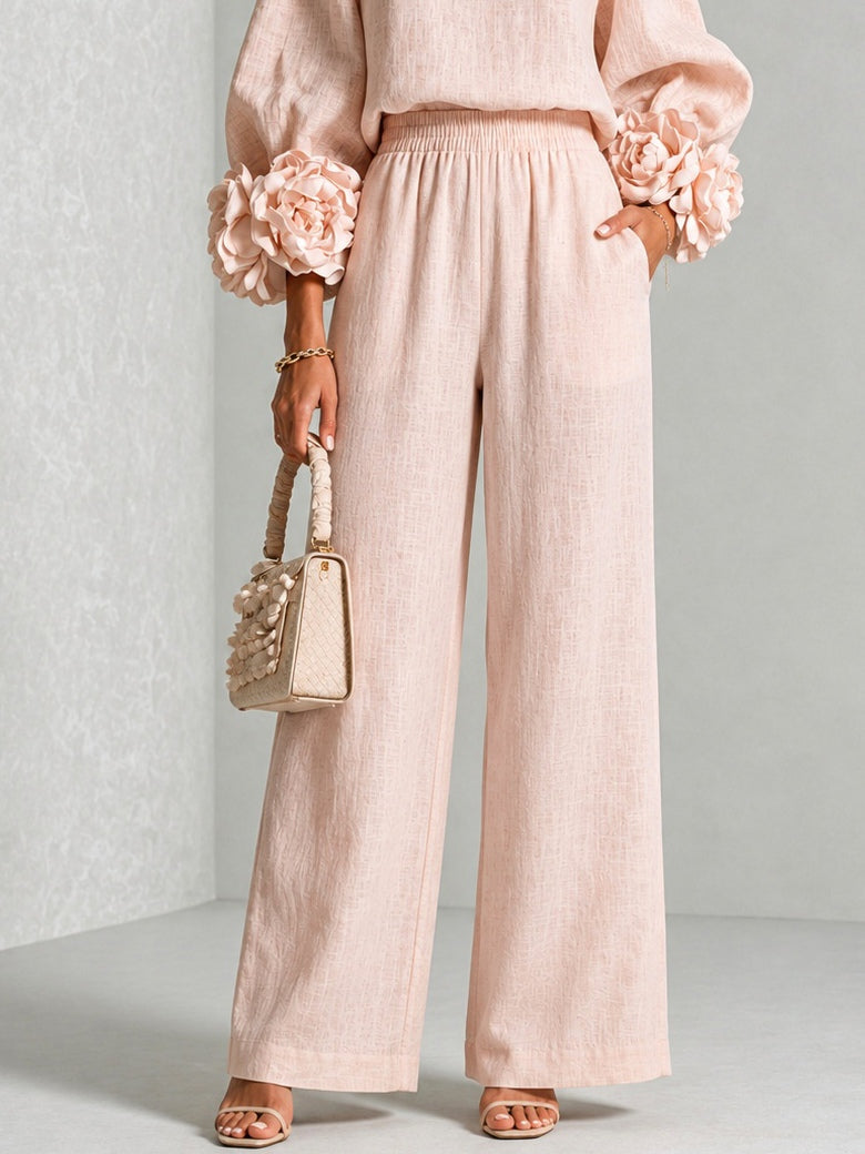 Rosalia | Conjunto de Dos Piezas con Puños Florales