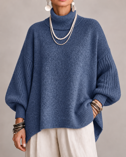 Catalina | Jersey Elegante de Cuello Alto