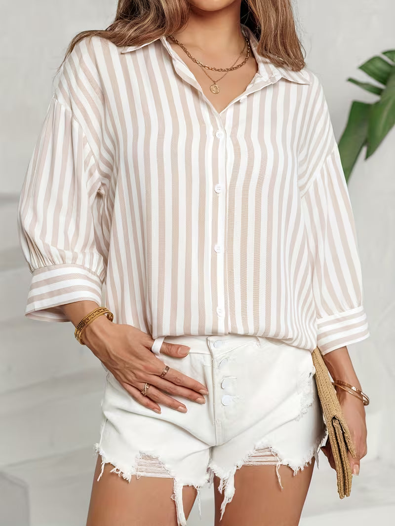 Leticia | Camisa a Rayas para Mujer