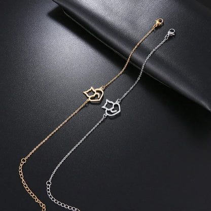 Gato | Pulsera con Corazón