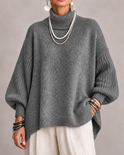 Catalina | Jersey Elegante de Cuello Alto