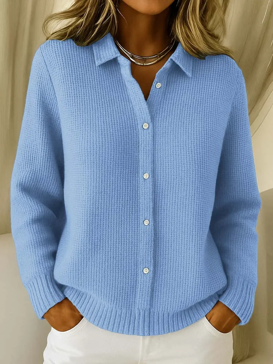 Cárdigan Elegante en Lana Suave - Colección Fiora
