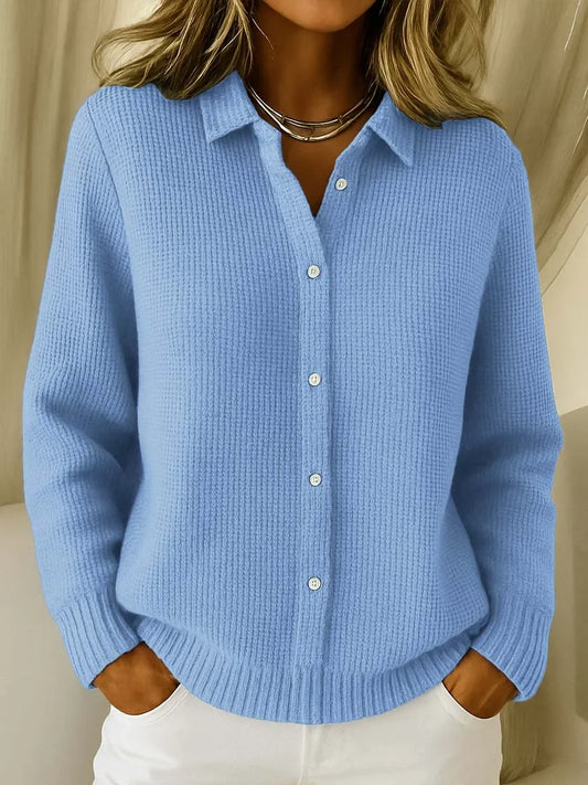 Cárdigan Elegante en Lana Suave - Colección Fiora