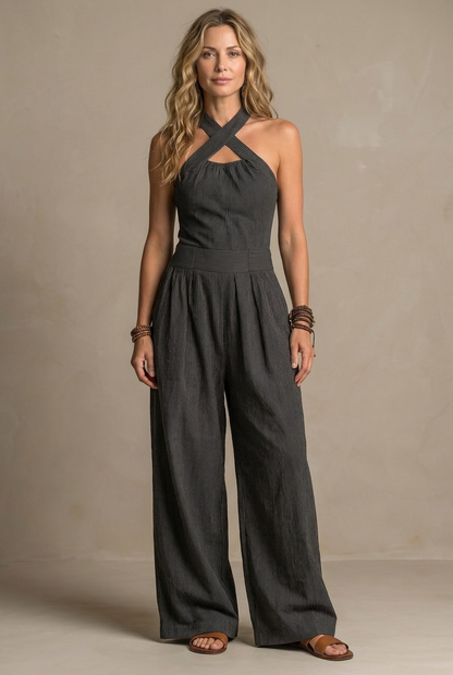 Candela | Mono Elegante Escote Cruzado