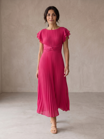 Luna | Elegante Vestido Largo con Cintura Anudada