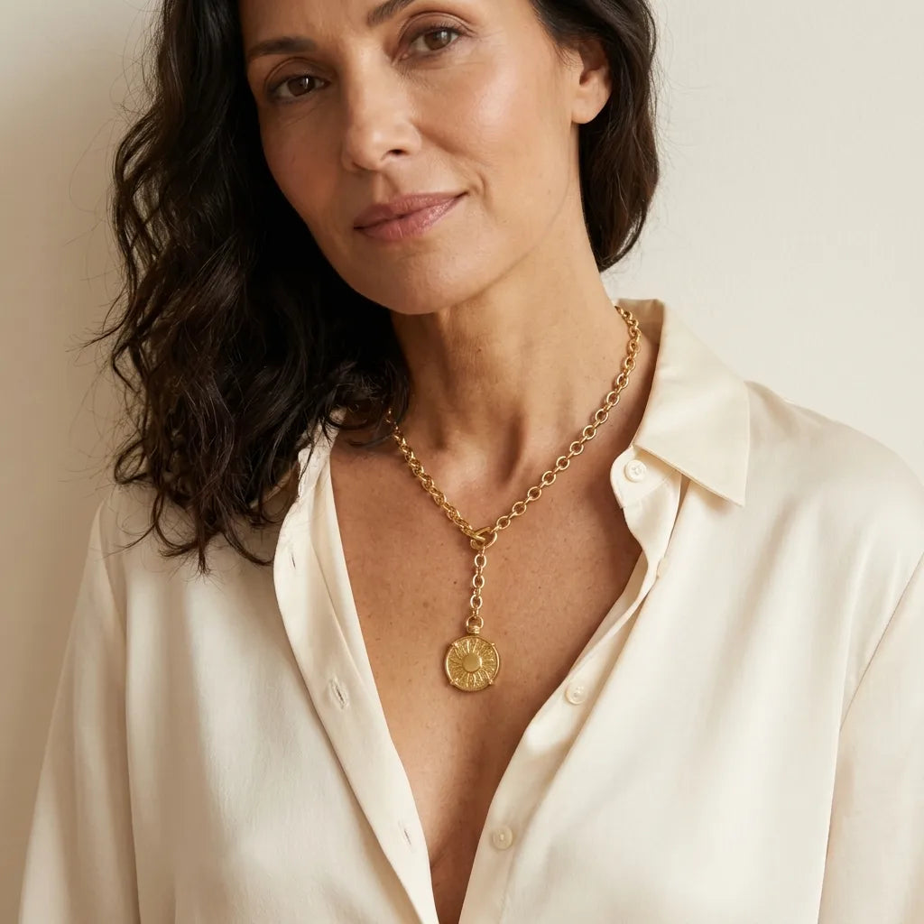Collana Medaglione Solstizio