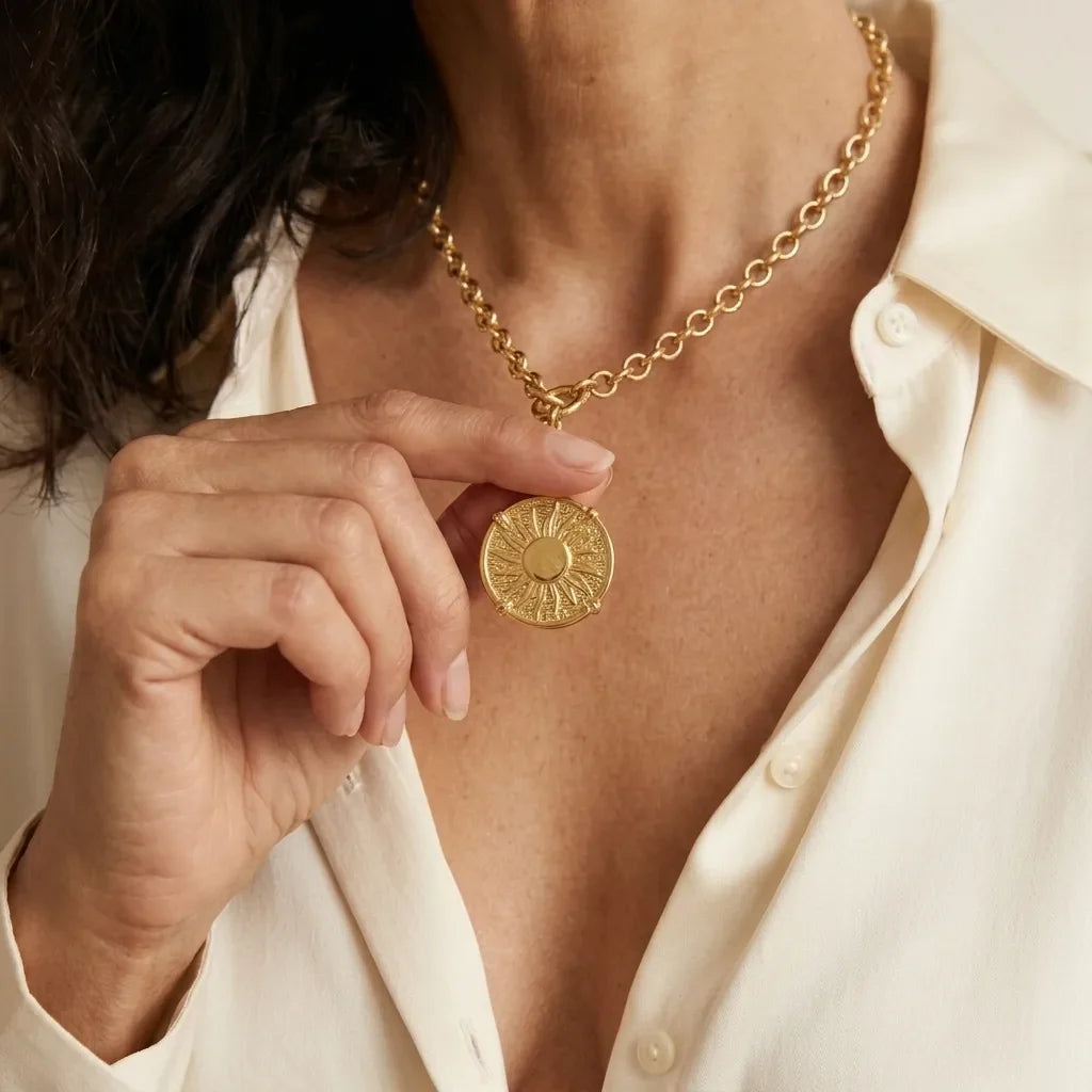 Collana Medaglione Solstizio