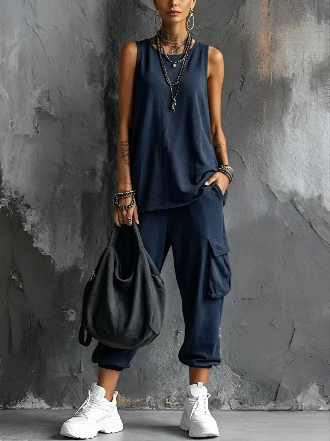 Cristina | Conjunto Casual con Bolsillos