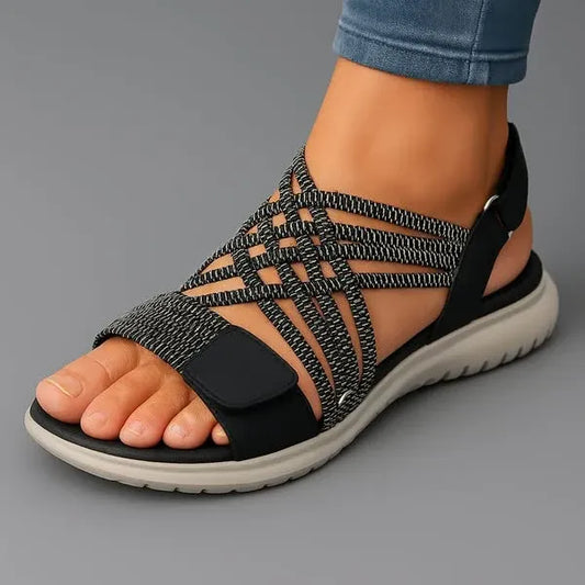 Camelia | Sandalias abiertas con tiras
