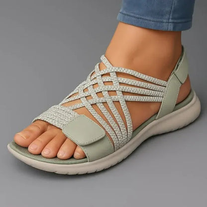 Camelia | Sandalias abiertas con tiras