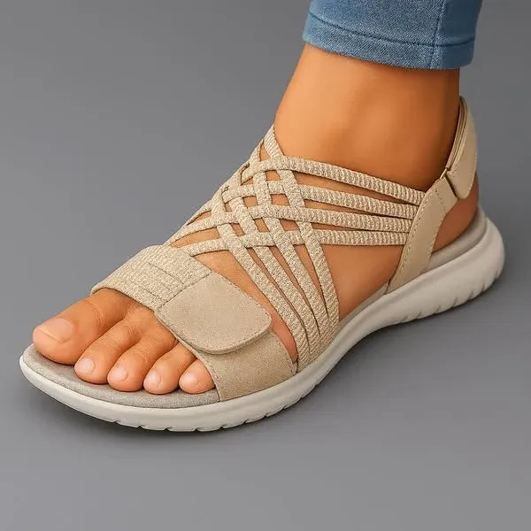 Camelia | Sandalias abiertas con tiras