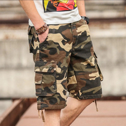 Pantalones cortos tipo cargo - CAMO