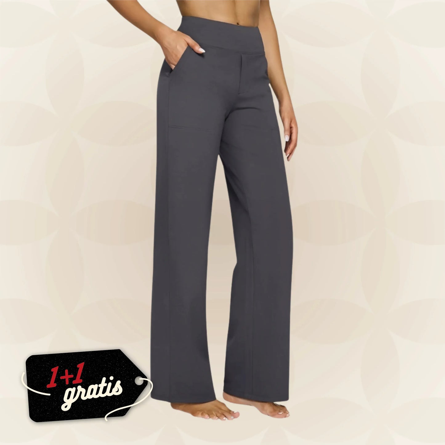 Andrea | Los pantalones elásticos más cómodos para cualquier mujer - 1+1 GRATIS