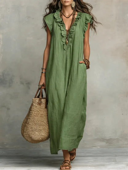 Irene | Vestido largo de estilo bohemio