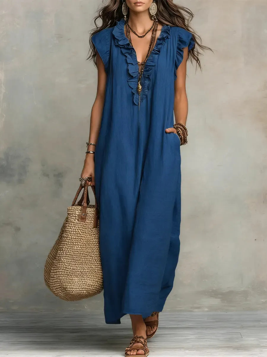 Irene | Vestido largo de estilo bohemio