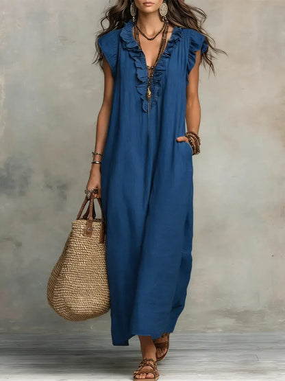 Irene | Vestido largo de estilo bohemio