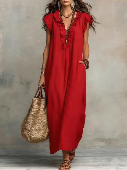 Irene | Vestido largo de estilo bohemio