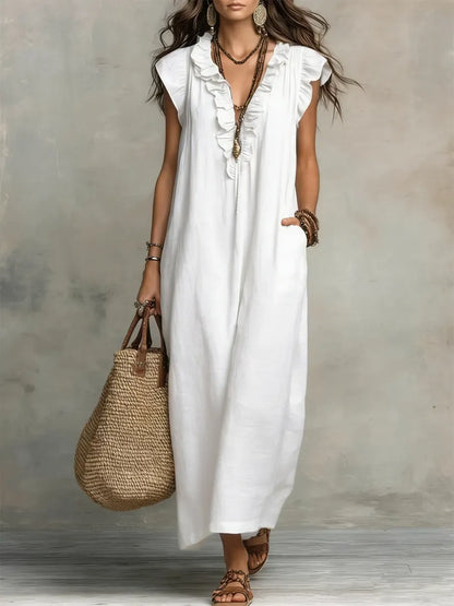 Irene | Vestido largo de estilo bohemio