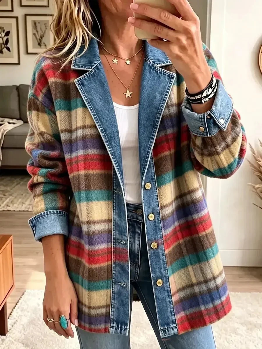 Cayetana | Chaqueta Vaquera Patchwork Vintage
