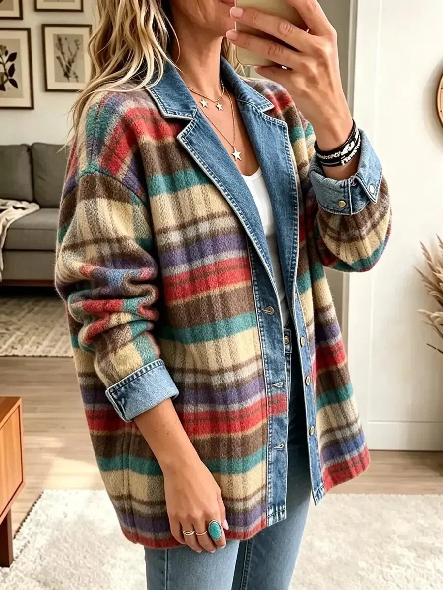 Cayetana | Chaqueta Vaquera Patchwork Vintage