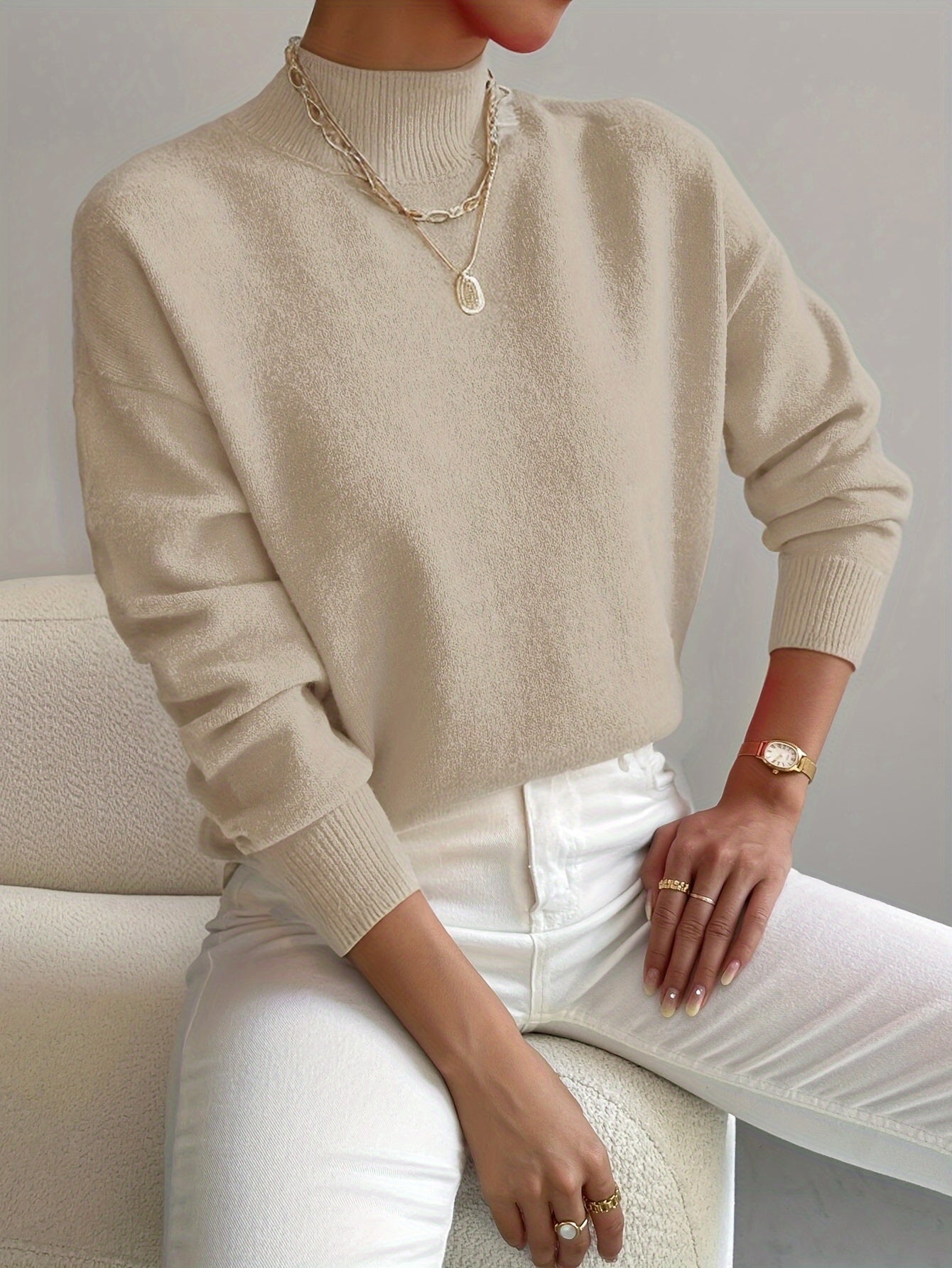 Jersey Chic en Cachemira Yvonne - Elegancia y Calidez Inigualables