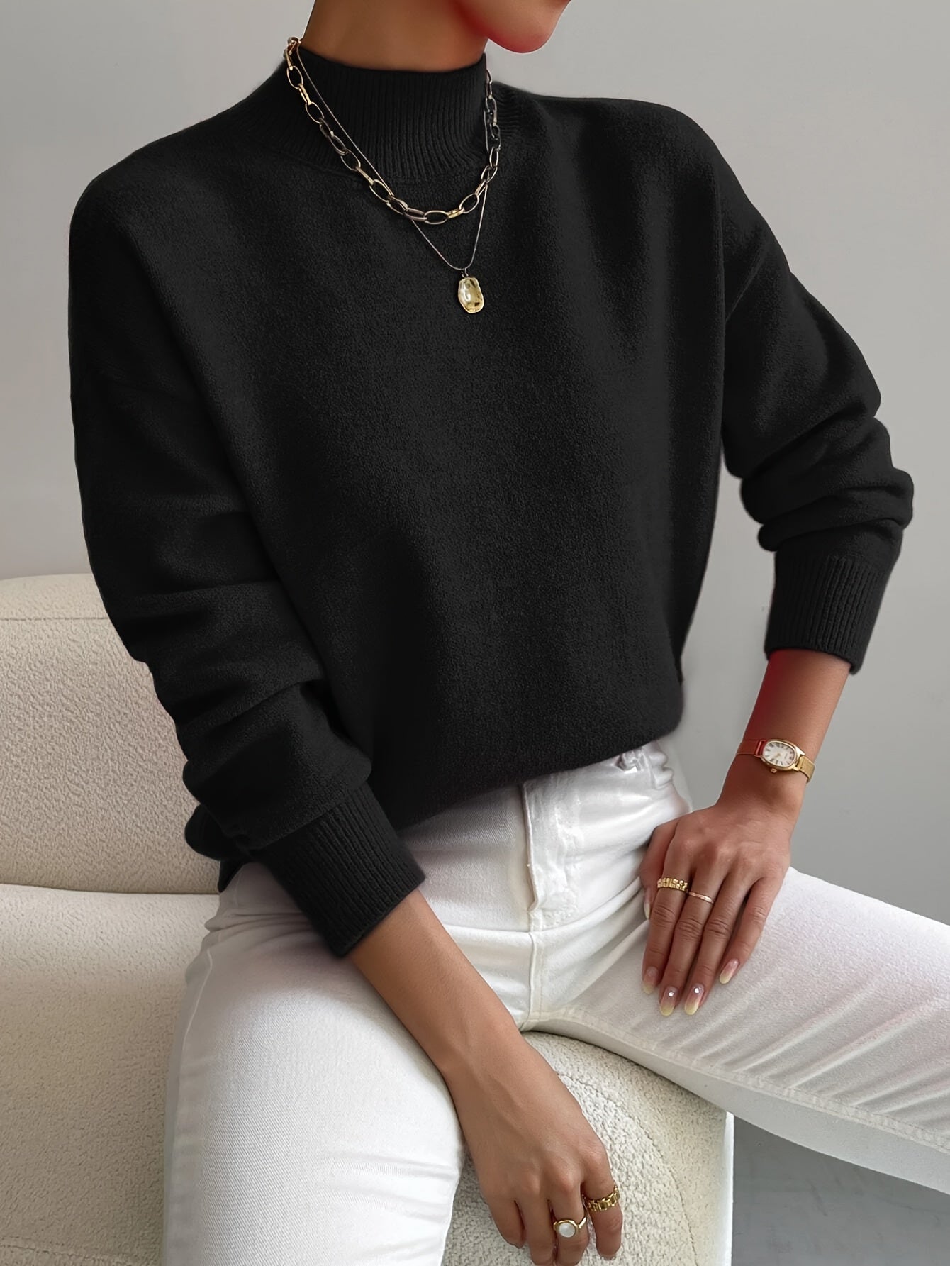 Jersey Chic en Cachemira Yvonne - Elegancia y Calidez Inigualables