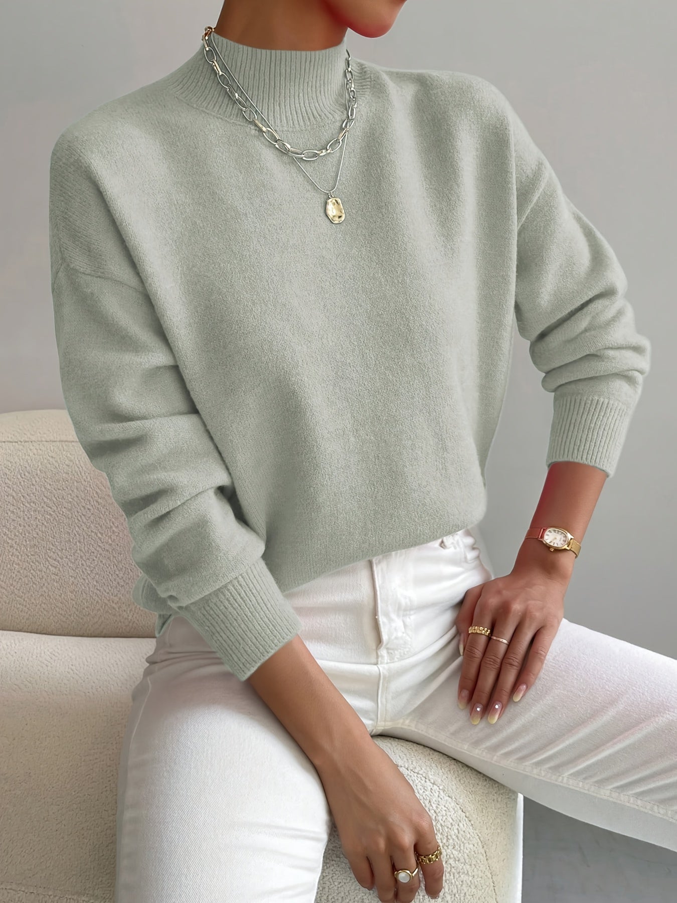 Jersey Chic en Cachemira Yvonne - Elegancia y Calidez Inigualables