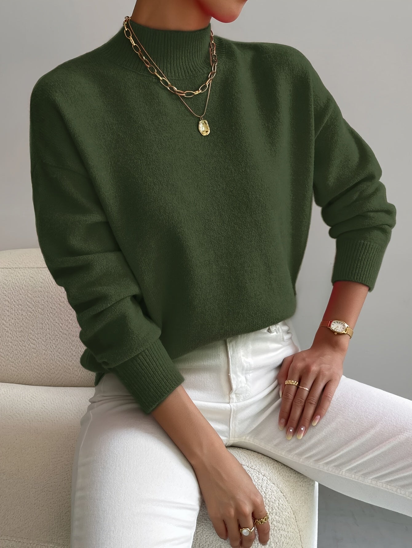 Jersey Chic en Cachemira Yvonne - Elegancia y Calidez Inigualables