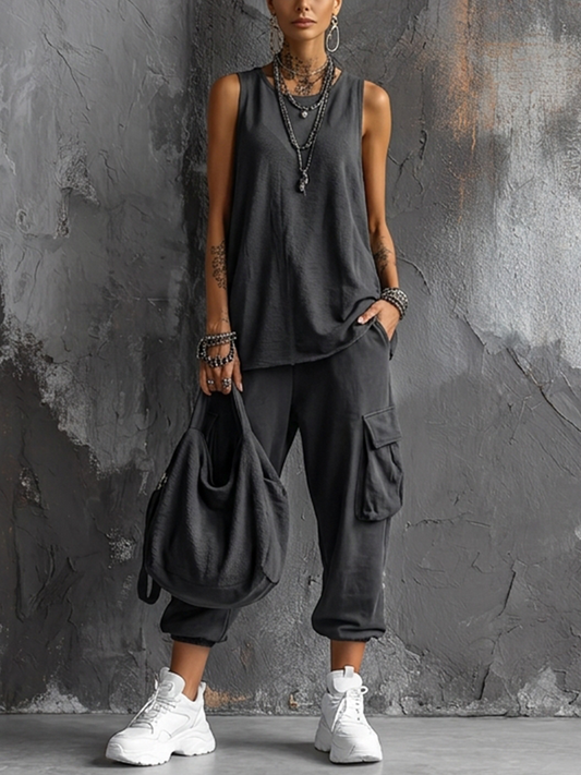 Cristina | Conjunto Casual con Bolsillos