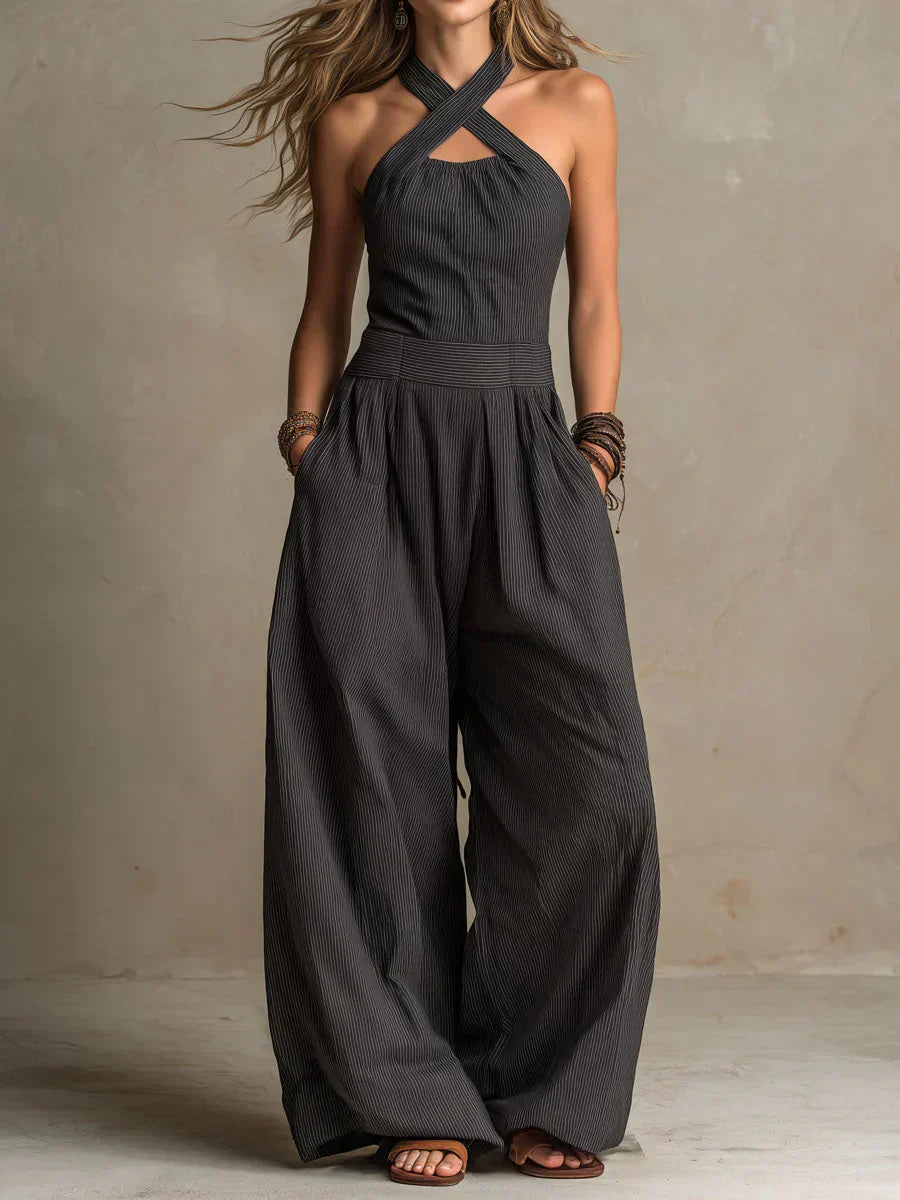 Candela | Mono Elegante Escote Cruzado