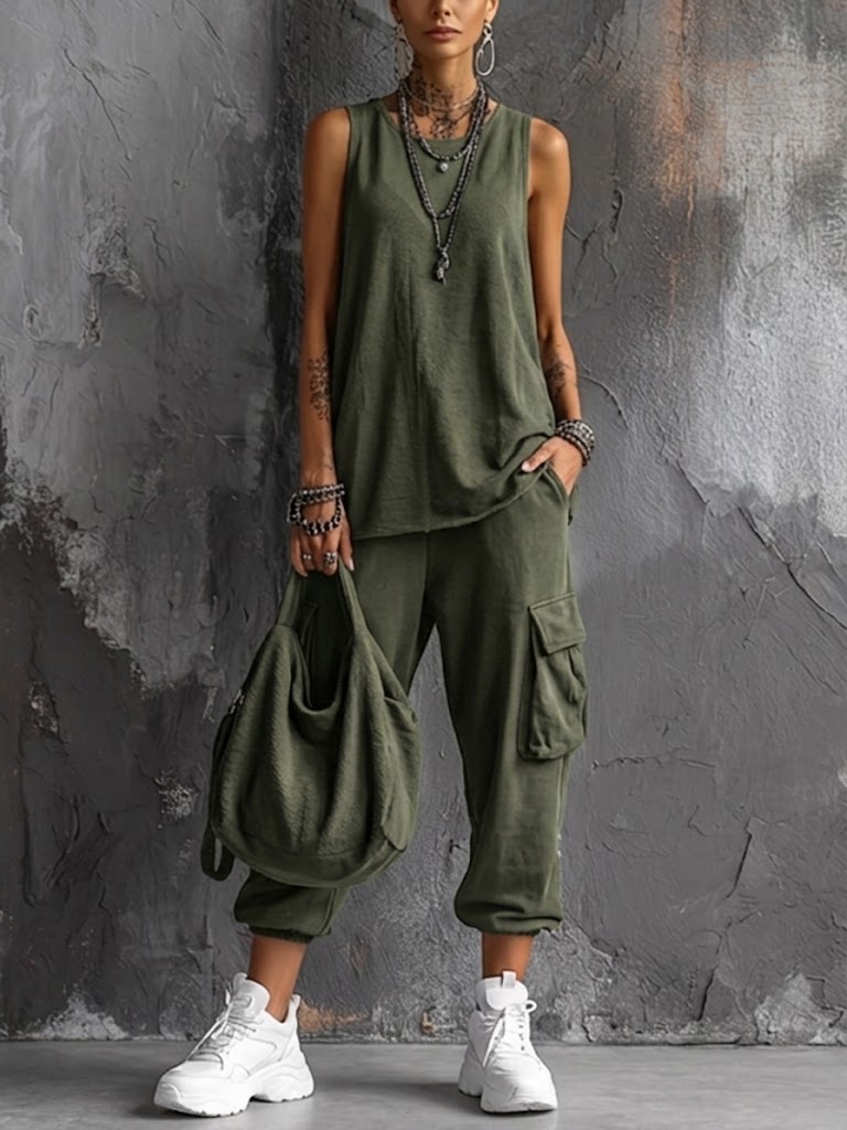 Cristina | Conjunto Casual con Bolsillos
