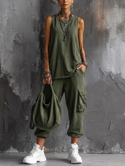 Cristina | Conjunto Casual con Bolsillos