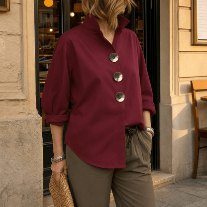 Peggy | Blusa Statement con Botones