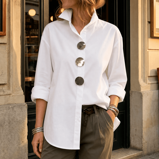 Peggy | Blusa Statement con Botones