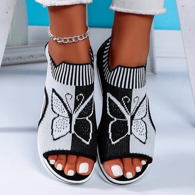 👡 ¡50% DE DESCUENTO! 🌸 Sandalias de Plataforma Peep-Toe Casual para Mujer – Tacón de Plataforma Cómodo y Diseño Transpirable – Perfectas para la Playa, Vacaciones o el Día a Día – Elegantes y Ligeras ☀️✨