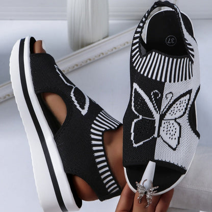 👡 ¡50% DE DESCUENTO! 🌸 Sandalias de Plataforma Peep-Toe Casual para Mujer – Tacón de Plataforma Cómodo y Diseño Transpirable – Perfectas para la Playa, Vacaciones o el Día a Día – Elegantes y Ligeras ☀️✨