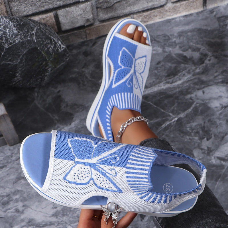 👡 ¡50% DE DESCUENTO! 🌸 Sandalias de Plataforma Peep-Toe Casual para Mujer – Tacón de Plataforma Cómodo y Diseño Transpirable – Perfectas para la Playa, Vacaciones o el Día a Día – Elegantes y Ligeras ☀️✨