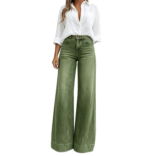 Lucia | Jeans de Pierna Ancha con Efecto Estilizador